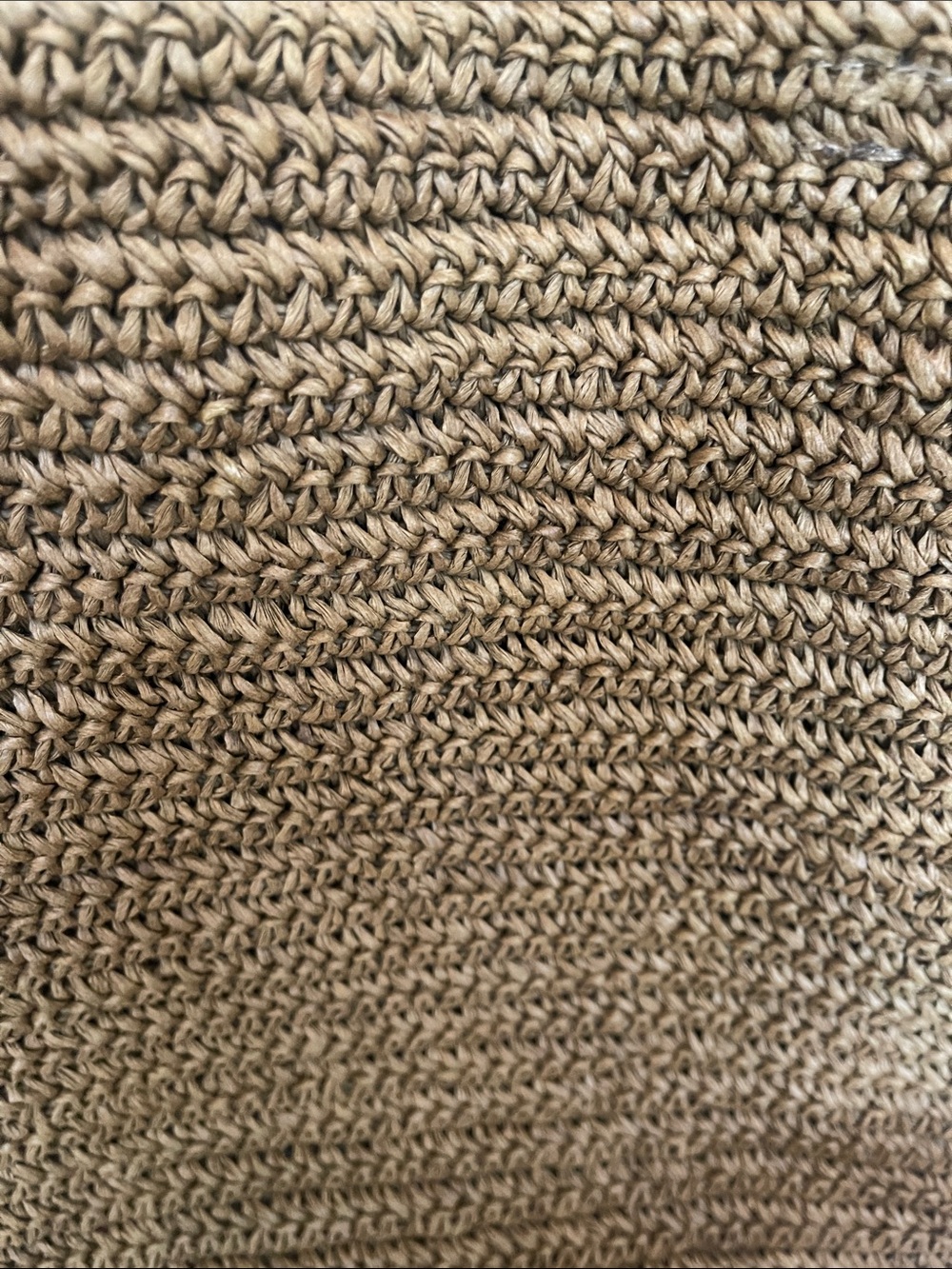 Eddie Bauer Straw Leather Woven Shoulder Bag Brown - Picture 14 of 14